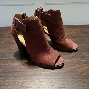 Red Ankle Booties